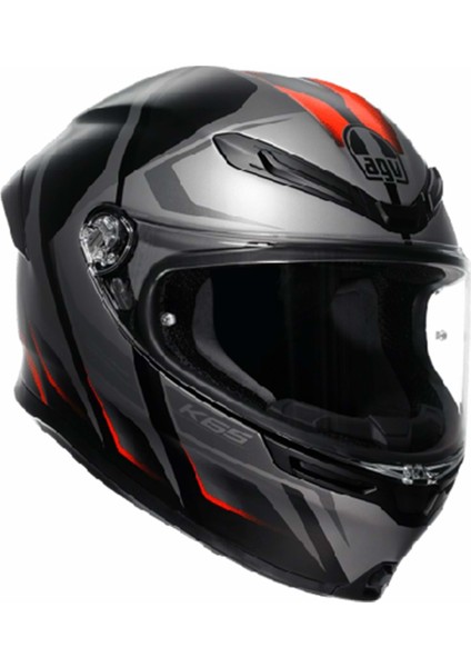 Kask/k6 S Mplk Karve Matt Blk Grey Red - S