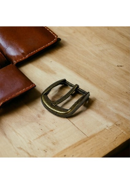 Kemer Tokası 4 cm 1 Adet Antik (Leathercraft, Deri Hobi)