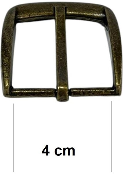 Kemer Tokası 4 cm 1 Adet Antik (Leathercraft, Deri Hobi)