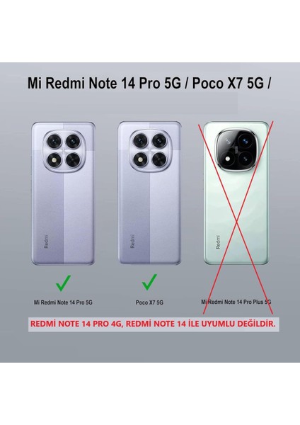 Xiaomi Redmi Note 14 Pro 5g / Poco X7 5g Kılıf Karbon Silikon Case Kapak