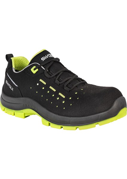 Suet Microfiber-S1 Unisex İş Güvenliği Ayakkabısı COMBO-X-110 Siyah