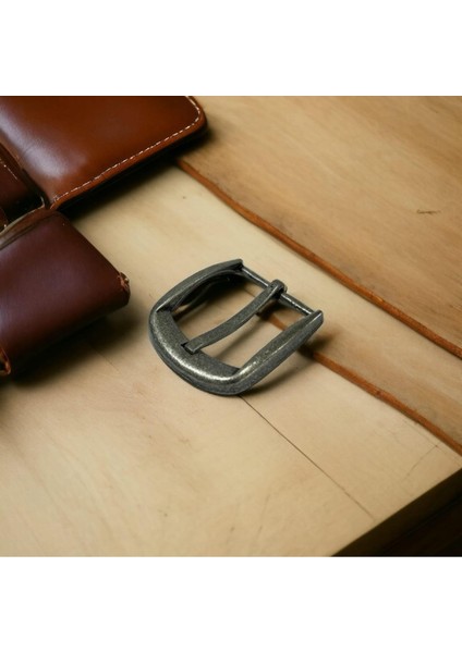 Kemer Tokası 4 cm 1 Adet Gümüş (Leathercraft, Deri Hobi)