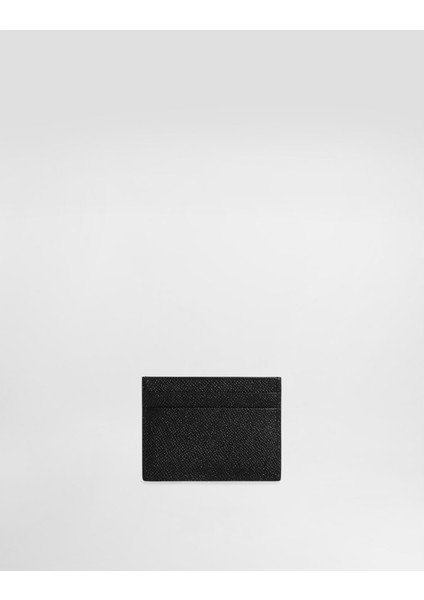 Calfskin Credit Card Holder With Branded Plate fiyatları
