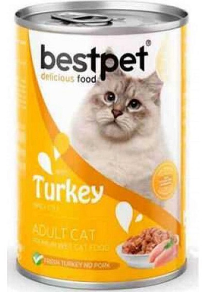 Zengezur Bestpet 400 gr x 12 Adet Yetişkin Kediler Için, Taze Hindi Parça Etli ve Soslu Yaş Mama fiyatları