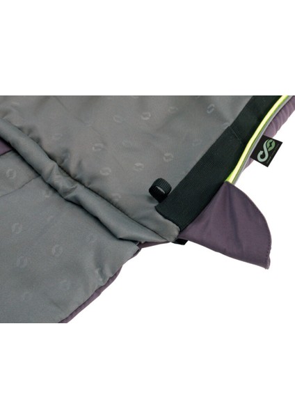 Contour Black Yazlık ve Kışlık Taraflı -13°c 1500GR Geniş Uyku Tulumu Siyah Sağ Fermuar