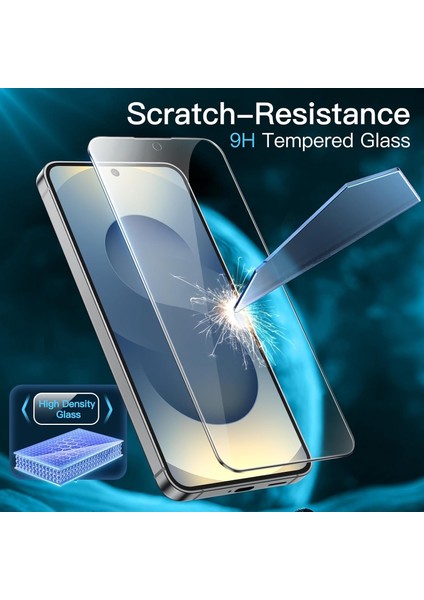 Samsung Galaxy S25 Uyumlu Ekran Koruyucu 9h Temperli Cam Şeffaf Passifik Ekran Camı fiyatları
