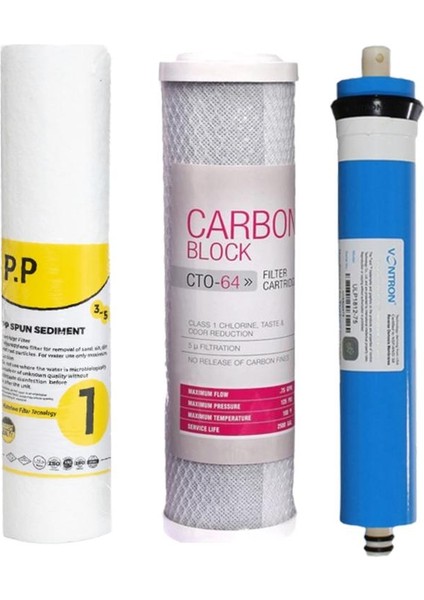 Philips Aut 3061 Su Arıtma Cihazı Uyumlu 5'li Filtre Seti fiyatları