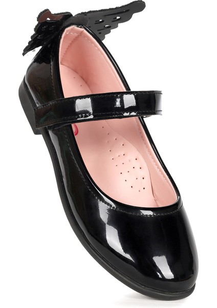 Friga Kelebek Cırtlı Kız Çocuk Babet Ayakkabı