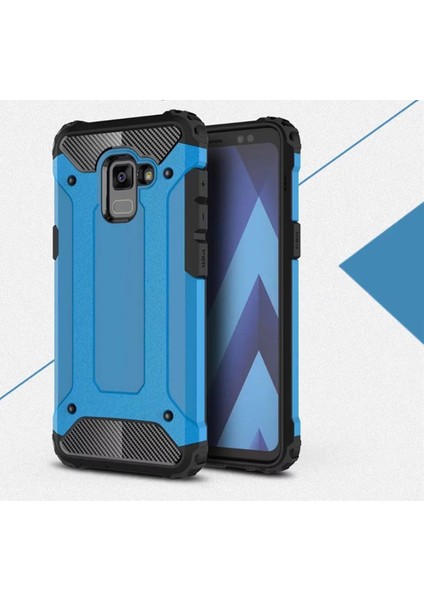 Galaxy A7 2018 Armor Hibrit Kaliteli Zırh Kılıf