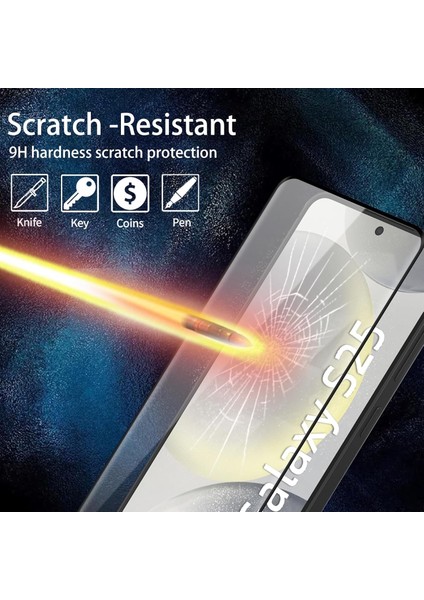 Samsung Galaxy S25 Uyumlu Tam Kapatan Şeffaf Esnek Seramik Kırılmaz Nano Cam Ekran Koruyucu indirimleri