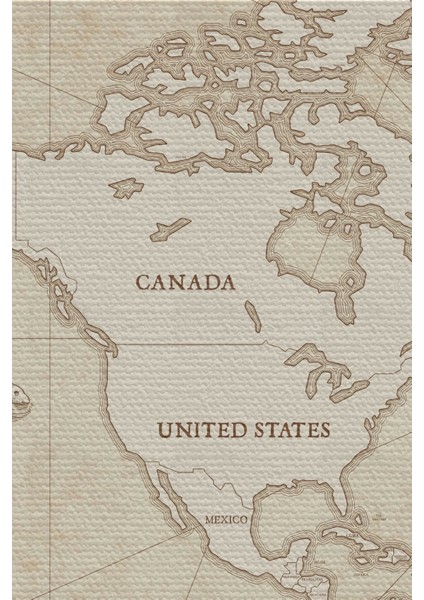 - Duvar Örtüsü / Halısı Vintage Kanvas Kumaş Dünya HARITASI-3956 fırsatları