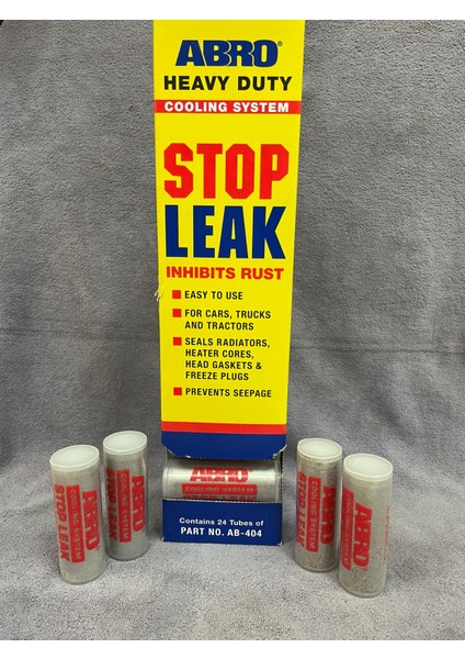 Abro Stop Leak Radyatör Çatlak Tıkayıcı Toz (20 Gr) 1 Adet