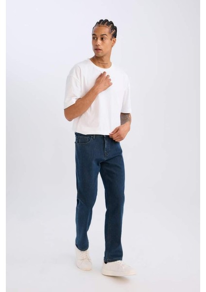 Sergio Regular Fit Normal Kalıp Normal Bel Boru Paça Jean Pantolon D.blue modelleri