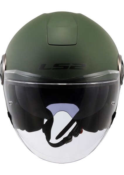 Classy Mat Yeşil Kask