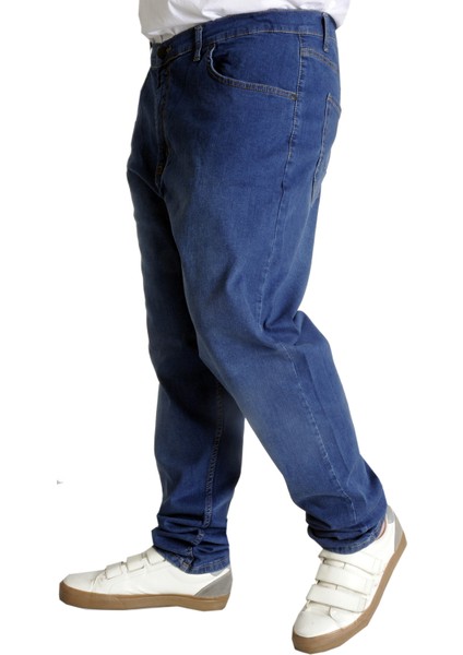 Mode Xl Erkek Kot Pantolon Klasik 5cep Deep Royal Blue 22932 Koyu Mavi modelleri
