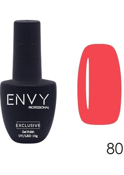 Kalıcı Oje Exclusive Seri Arzu Kırmızı 10GR NO:080