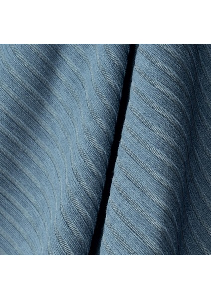 Mikrofiber Şönil Fitilli Minimalist Koltuk Örtüsü -175 x 300 cm Large, Çift Taraflı, Kaymaz, Terletmez Mavi fırsatları
