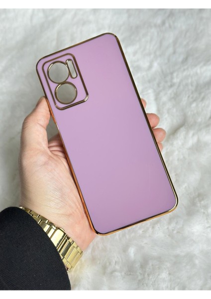 Gold Kenarlı Silikon Redmi Note 11E Kılıf