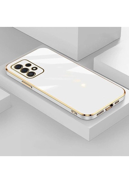 Gold Kenarlı Silikon Galaxy A53 Kılıf