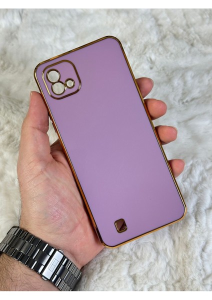 Gold Kenarlı Silikon Reno 2z Kılıf