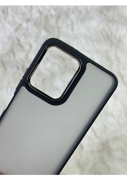 Buzlu Kamera Çıkıntılı Silikon Redmi Note 12 5g Kılıf