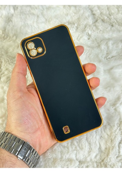 Gold Kenarlı Silikon Realme C11 Kılıf