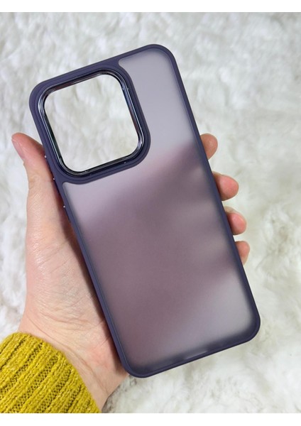 Buzlu Kamera Çıkıntılı Silikon A05 S Kılıf