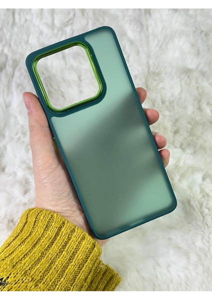 Buzlu Kamera Çıkıntılı Silikon Mi 13 Kılıf