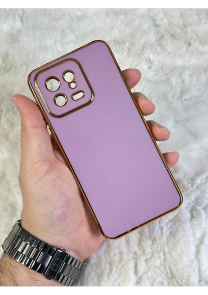 Gold Kenarlı Silikon Mi 13 Kılıf