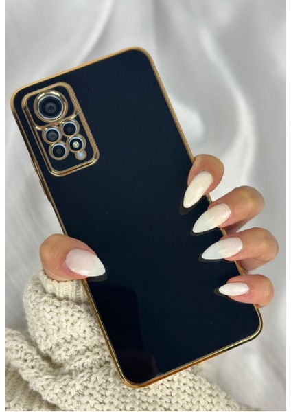 Gold Kenarlı Silikon Redmi Note 11 Pro Kılıf