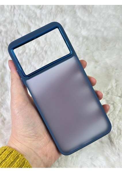 Buzlu Kamera Çıkıntılı Silikon Redmi Note 11R Kılıf