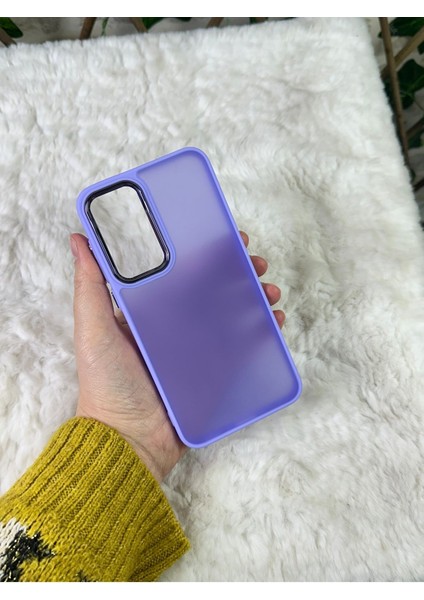 Buzlu Kamera Çıkıntılı Silikon S23 Fe Kılıf