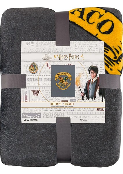 Lcw Karışık Harry Potter Baskılı Tek Kişilik Battaniye 150 x 200 cm fiyatları