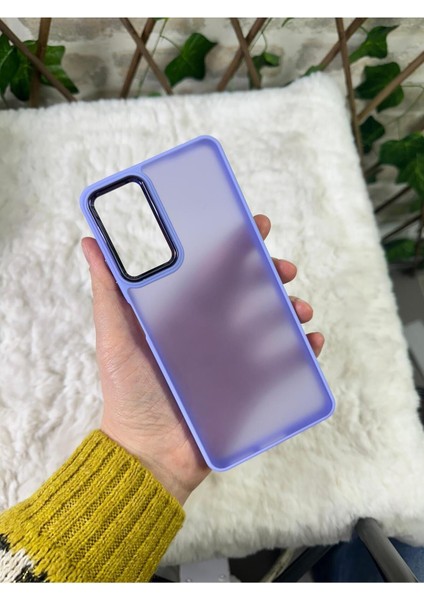 Buzlu Kamera Çıkıntılı Silikon Realme C11 2021 Kılıf