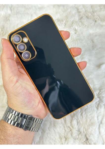Gold Kenarlı Silikon Galaxy A14 Kılıf