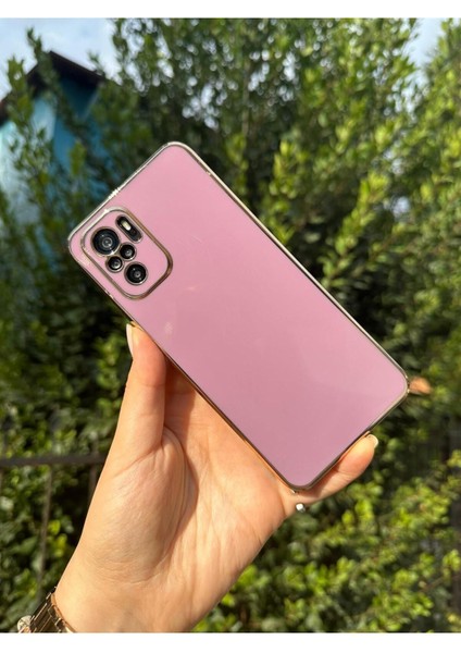 Gold Kenarlı Silikon Redmi Note 10S Kılıf