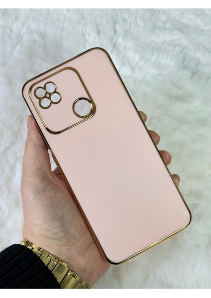Gold Kenarlı Silikon Redmi 10C Kılıf