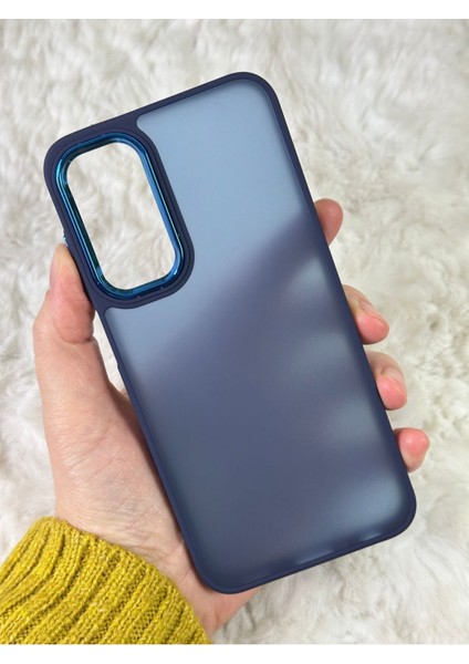 Buzlu Kamera Çıkıntılı Silikon A25 Kılıf