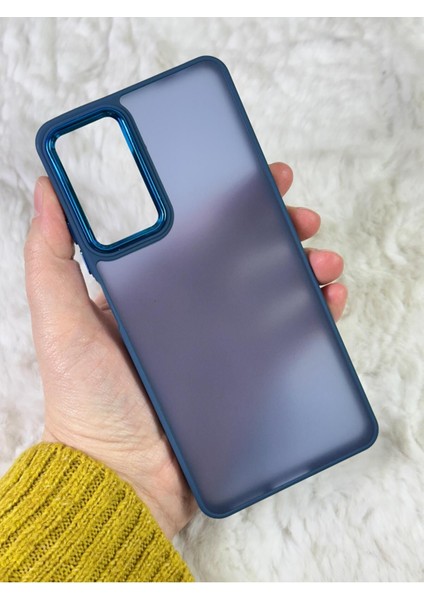 Buzlu Kamera Çıkıntılı Silikon A15 Kılıf