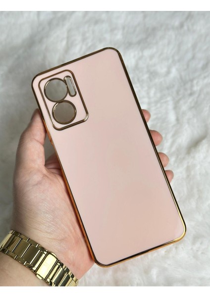 Gold Kenarlı Silikon Redmi Note 11E Kılıf