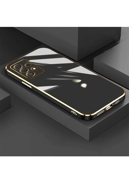 Gold Kenarlı Silikon Galaxy A73 Kılıf
