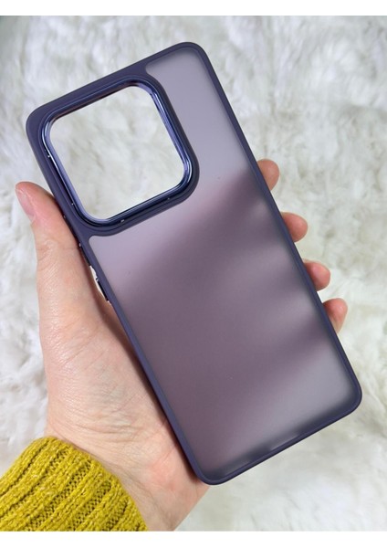 Buzlu Kamera Çıkıntılı Silikon Redmi 10A Kılıf