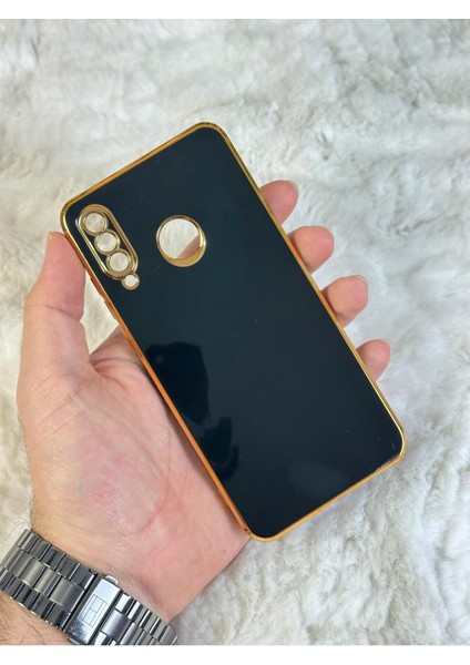 Gold Kenarlı Silikon Note 30 Vip Kılıf