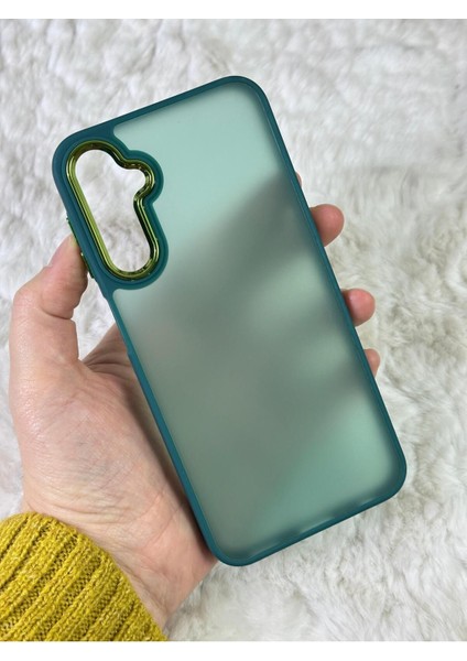 Buzlu Kamera Çıkıntılı Silikon A34 Kılıf