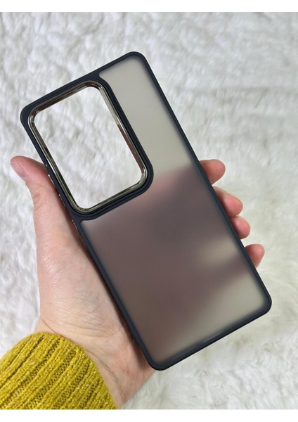 Buzlu Kamera Çıkıntılı Silikon Redmi Note 13 Pro 4g Kılıf