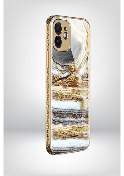 Mermer Desenli iPhone 11 Kılıf