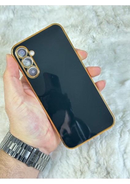 Gold Kenarlı Silikon Galaxy A24 Kılıf