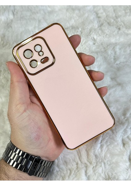Gold Kenarlı Silikon Mi 12T Pro Kılıf
