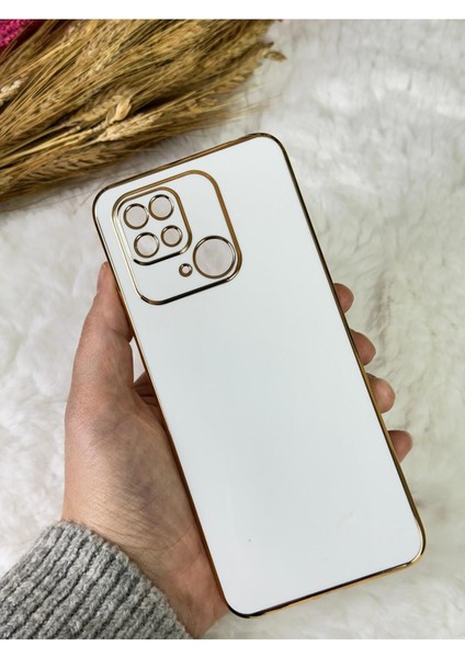 Gold Kenarlı Silikon Redmi 10C Kılıf