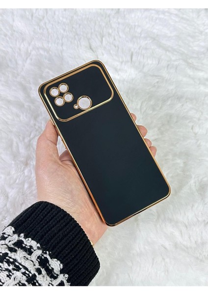 Gold Kenarlı Silikon Poco F3 Gt Kılıf